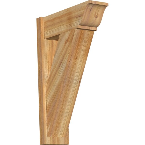 Ekena Millwork Traditional Rough Sawn Traditional Outlooker, Western Red Cedar, 8"W x 22"D x 34"H OUT08X22X34TRA01RWR - main